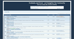 Desktop Screenshot of forum.evageeks.org