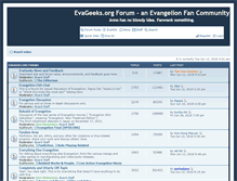 Tablet Screenshot of forum.evageeks.org